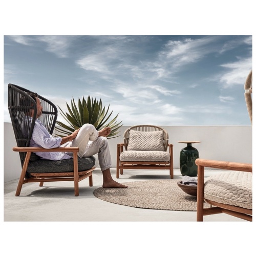 Fern Outdoor High Back Lounge Chair 8