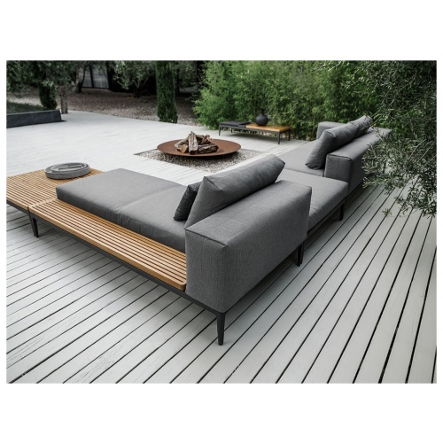 Grid Outdoor Chaise Lounger 6