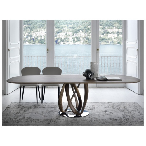 Infinity Oval Wood Dining Table 3