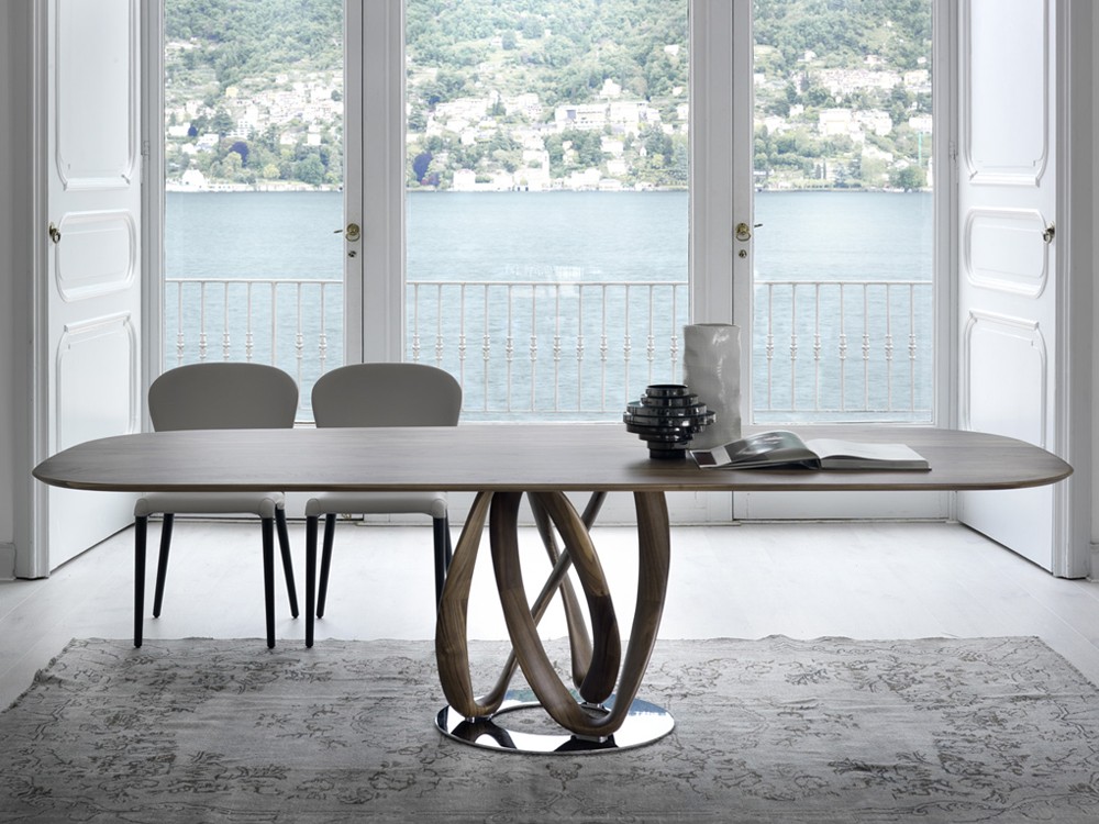 Infinity Oval Wood Dining Table