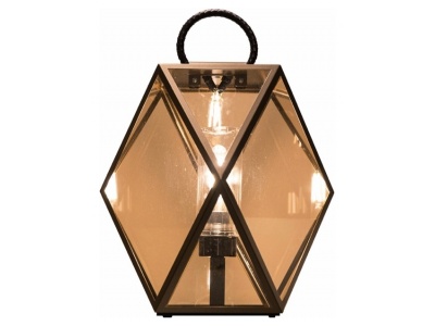 Muse Battery Outdoor Lantern – Lacquered Bronze