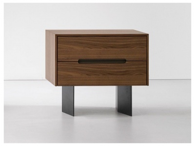 Wai Two-Drawer Bedside Table