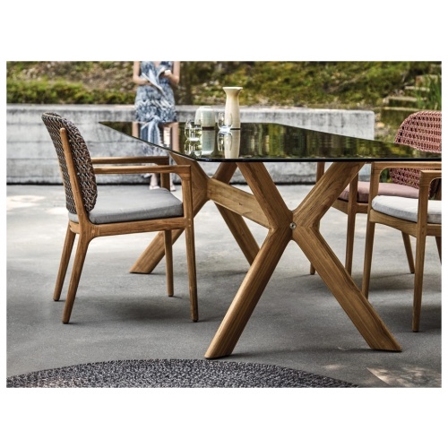 X-Frame Outdoor Dining Table 6