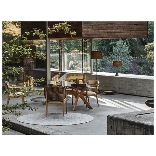 X-Frame Outdoor Dining Table 7