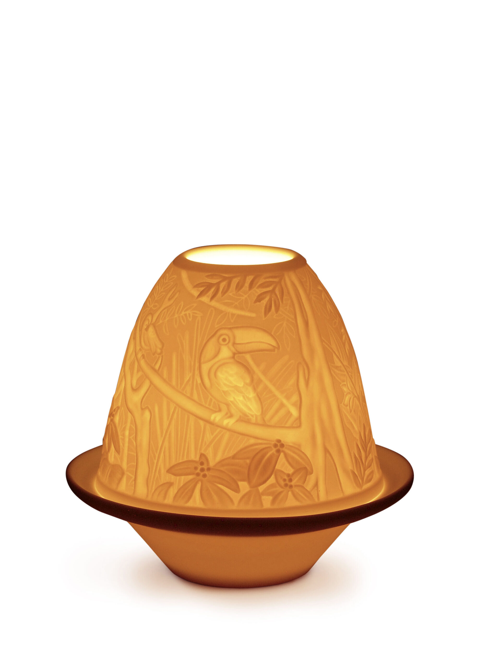 Toucans Lithophane with Plate 3 Toucans Lithophane with Plate 3