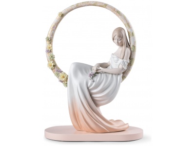 In her Thoughts Woman Figurine