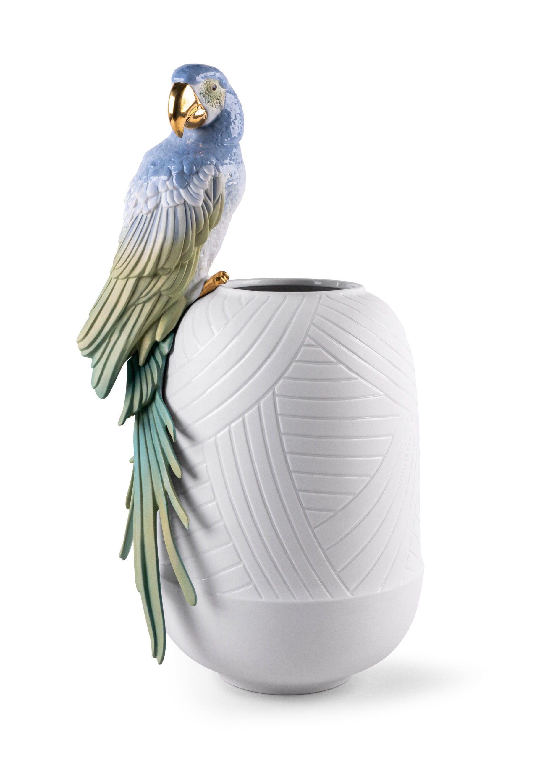 Macaw Bird Vase 3 Macaw Bird Vase 3