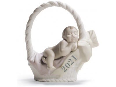 Born in 2021 Girl Figurine