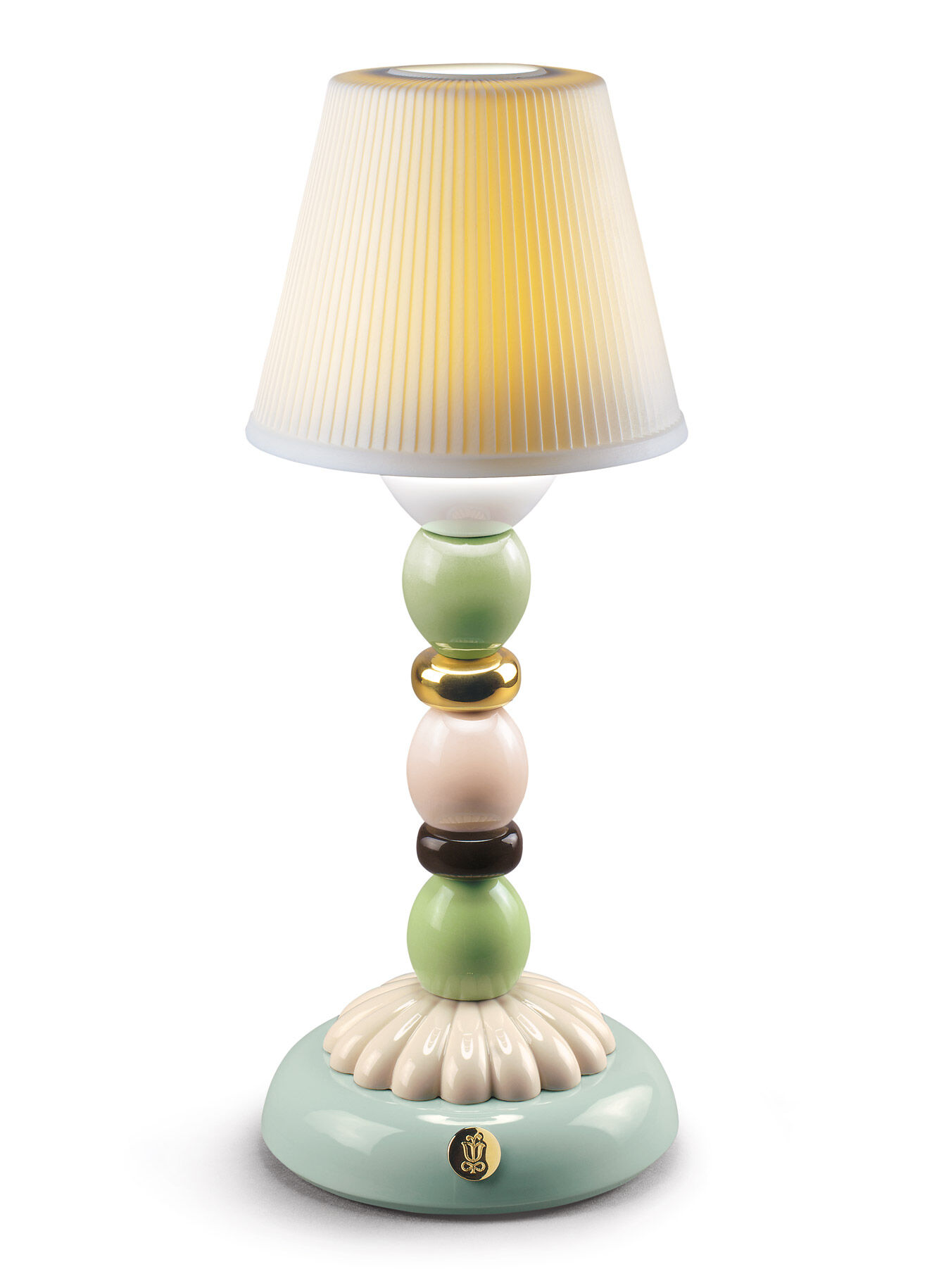 Palm Firefly Golden Fall Table Lamp. Green and Blue 3 Palm Firefly Golden Fall Table Lamp. Green and Blue 3