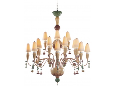 Ivy and Seed 20 Lights Chandelier. Medium Model. Spices (CE/UK)