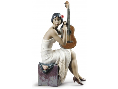 The Flamenco Singer Woman Figurine