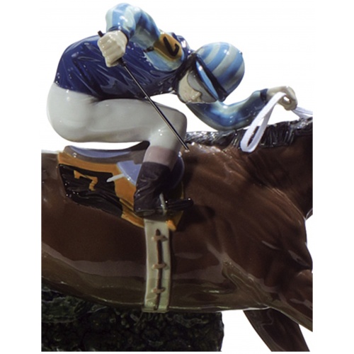 At The DerBy Horses Sculpture. Limited Edition 7