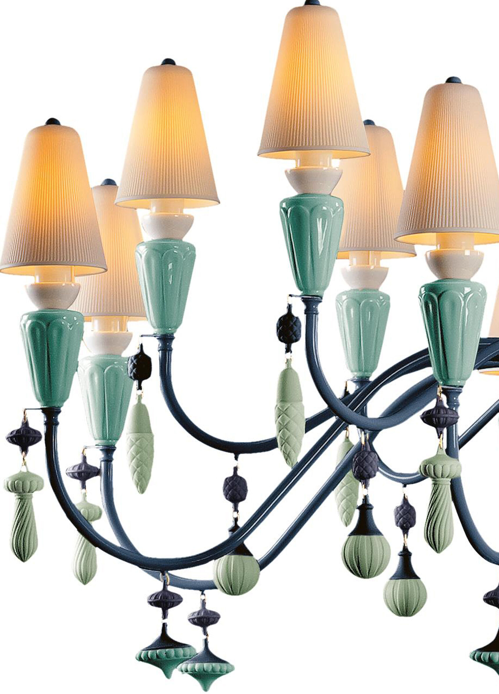 Ivy and Seed 16 Lights Chandelier. Large Flat Model. Ocean (CE/UK) 8 Ivy and Seed 16 Lights Chandelier. Large Flat Model. Ocean (CE/UK) 8