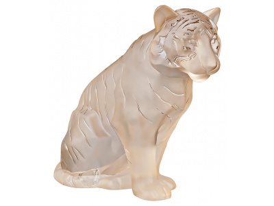 Sitting Tiger Grand Sculpture