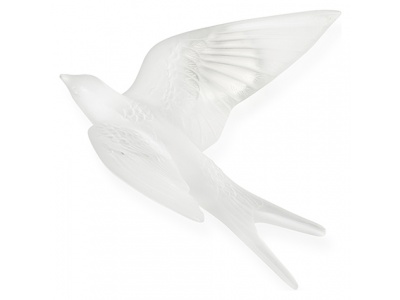 Swallow wings up wall sculpture