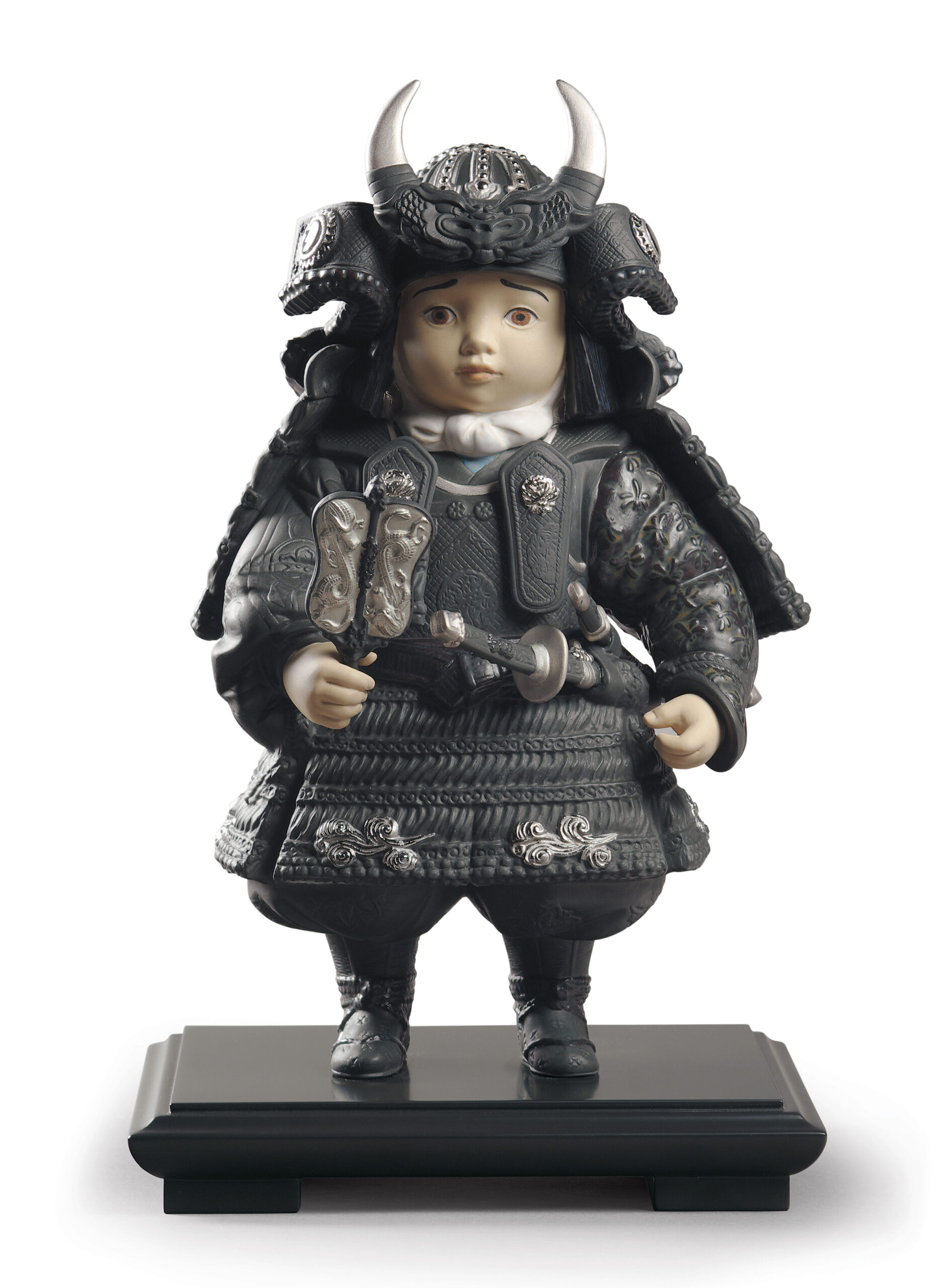 Warrior Boy Figurine. Silver Lustre. Limited Edition 3 Warrior Boy Figurine. Silver Lustre. Limited Edition 3