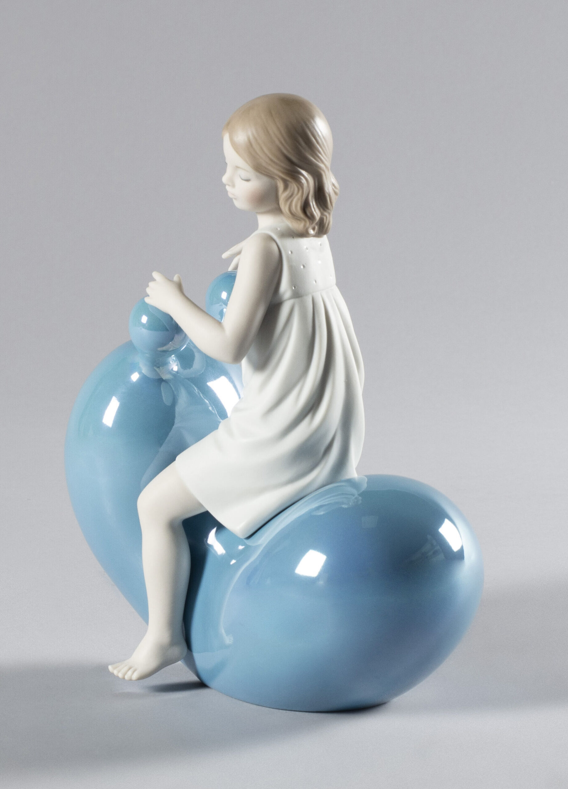 My Seesaw Balloon Girl Figurine. Blue 7 My Seesaw Balloon Girl Figurine. Blue 7