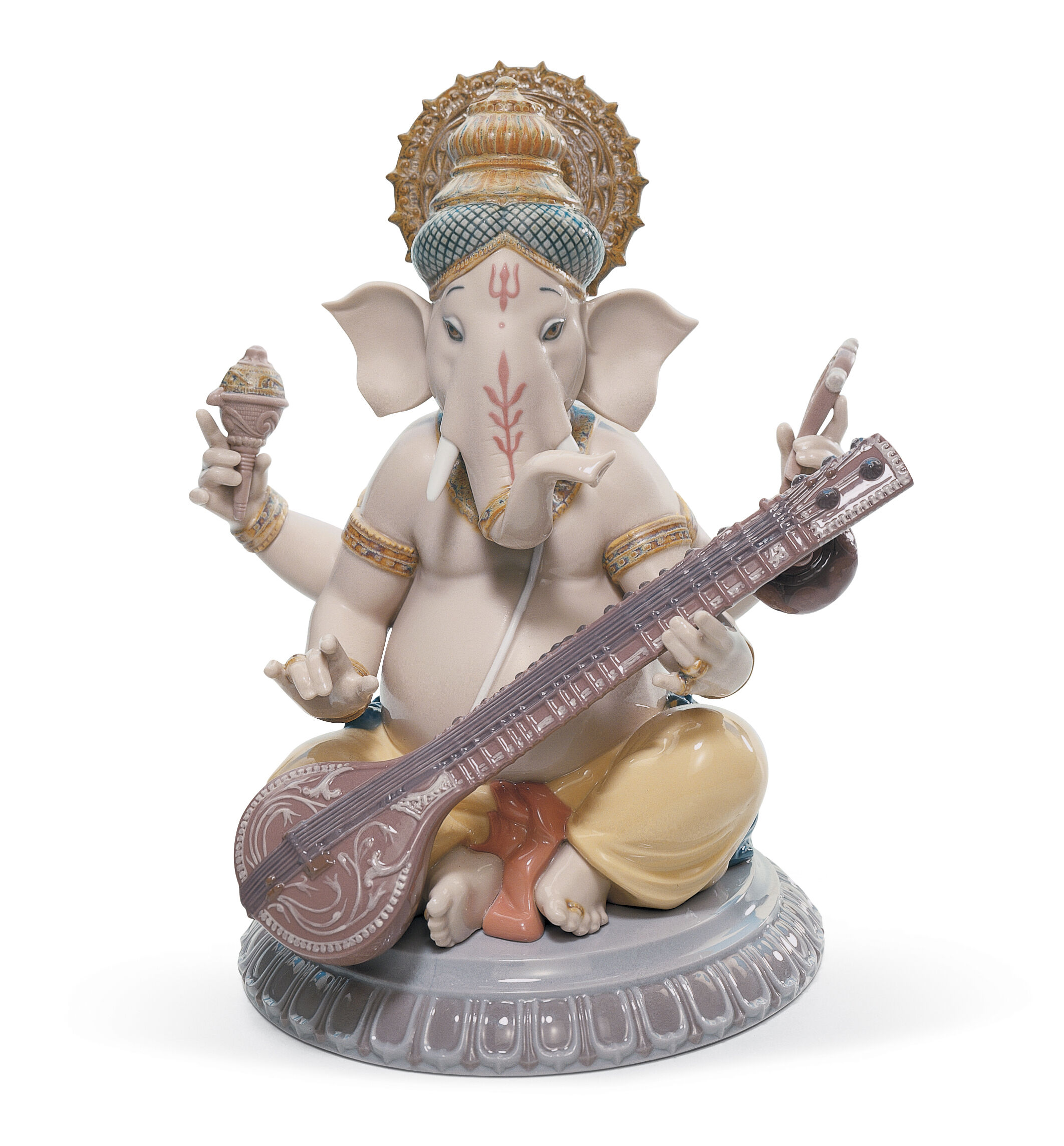 Veena Ganesha Figurine 3 Veena Ganesha Figurine 3