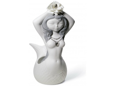 Little mermaid (white & silver)