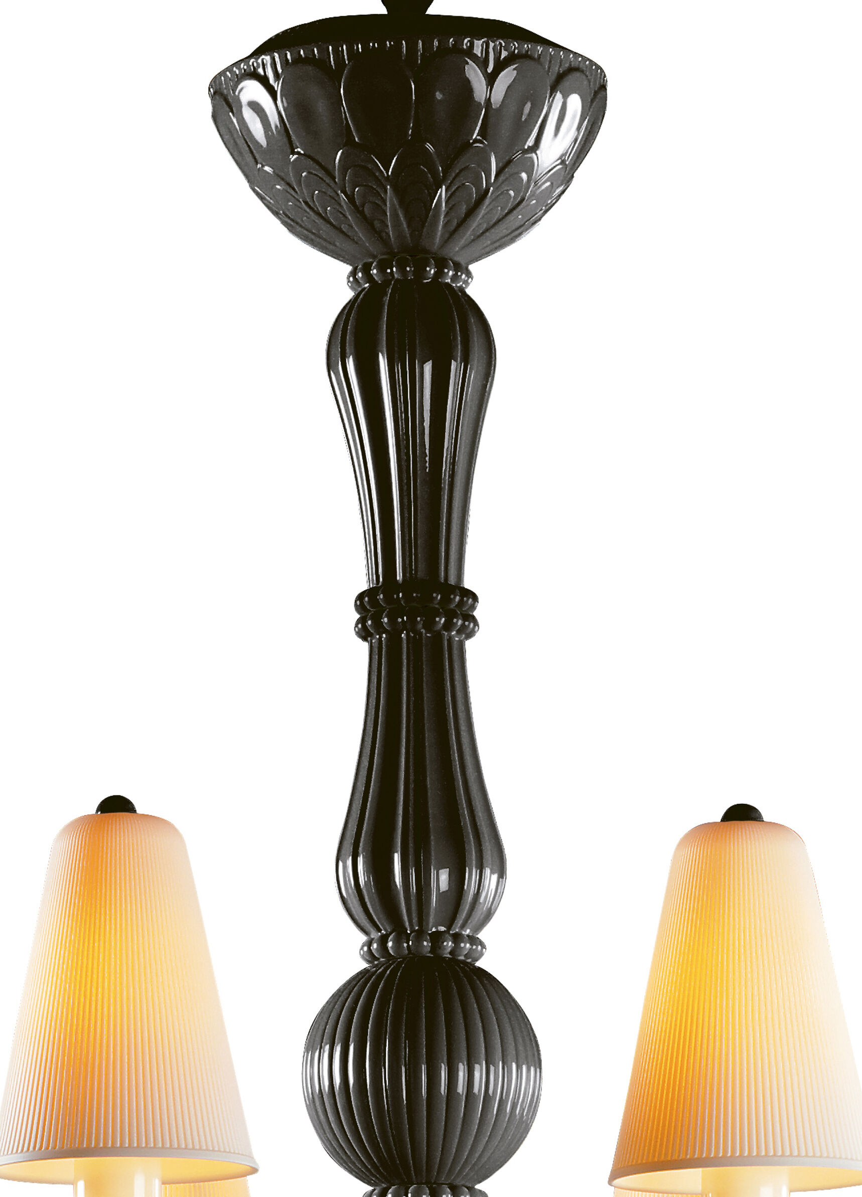 Ivy and Seed 8 Lights Chandelier. Absolute Black (CE/UK) 8 Ivy and Seed 8 Lights Chandelier. Absolute Black (CE/UK) 8