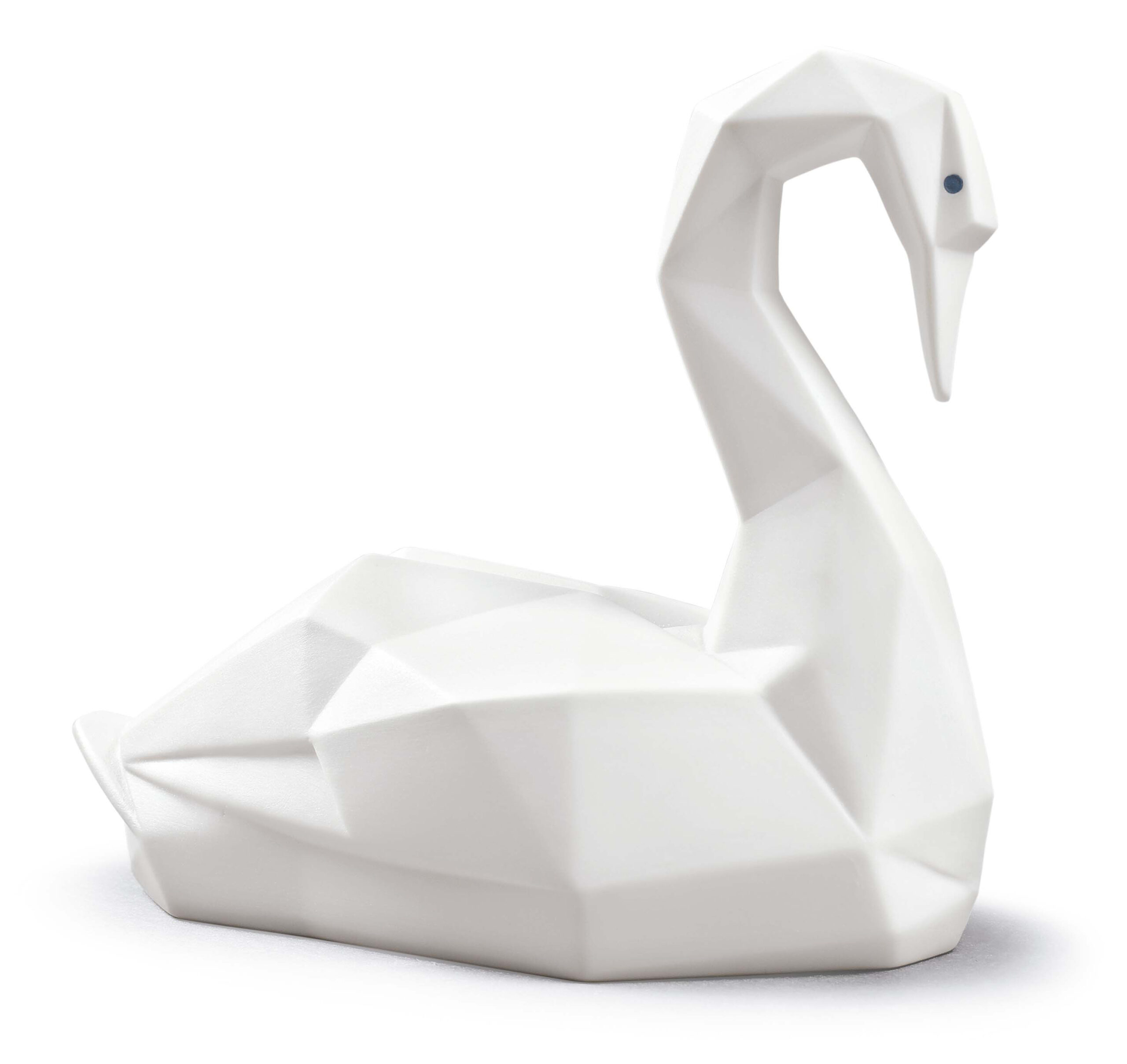 Swan Figurine. Matte White 3 Swan Figurine. Matte White 3