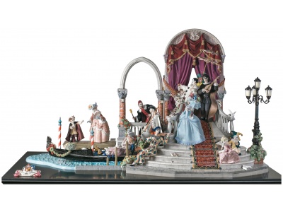 Carnival in Venice Sculpture. Limited Edition