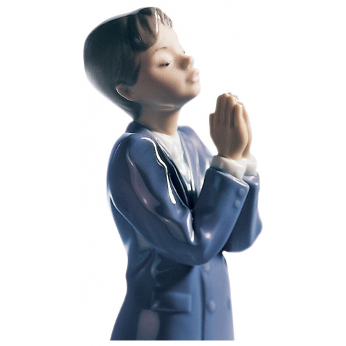 Communion Prayer Boy Figurine 5