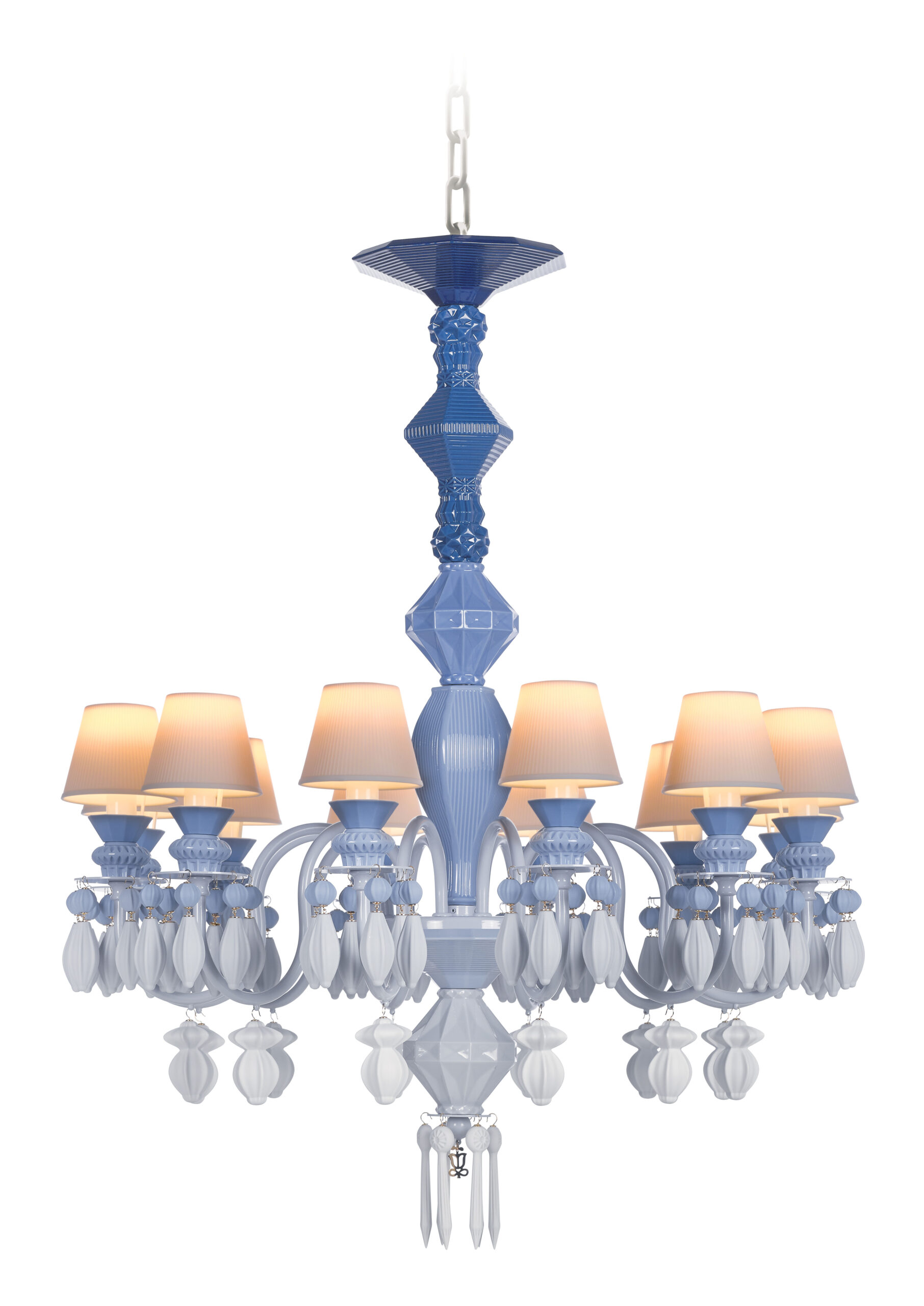Belle de Nuit 12 Lights Chandelier. Blue (CE/UK) 3 Belle de Nuit 12 Lights Chandelier. Blue (CE/UK) 3