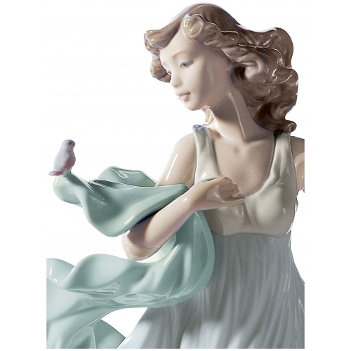 Summer Serenade Woman Figurine 5