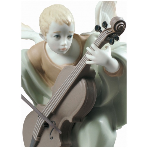 Heavenly Cellist Angel Figurine 5