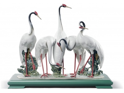 Flock of Cranes Sculpture. Limited Edition 3