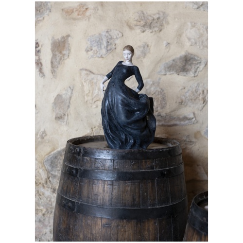 Buleria Flamenco Dancer Woman Figurine. Black 7