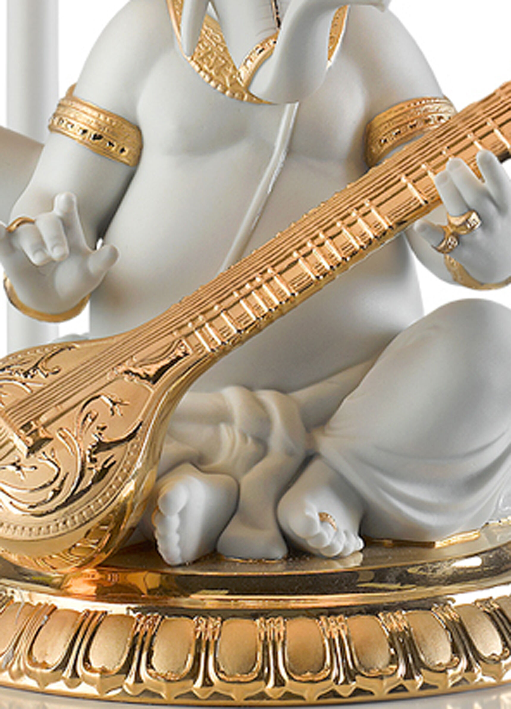 Veena Ganesha Table Lamp. Golden Luster (UK) 8 Veena Ganesha Table Lamp. Golden Luster (UK) 8