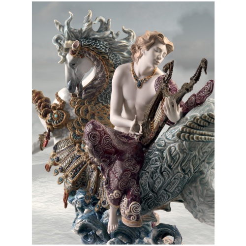 Arion on A Seahorse Sculpture. Limited Edition 5