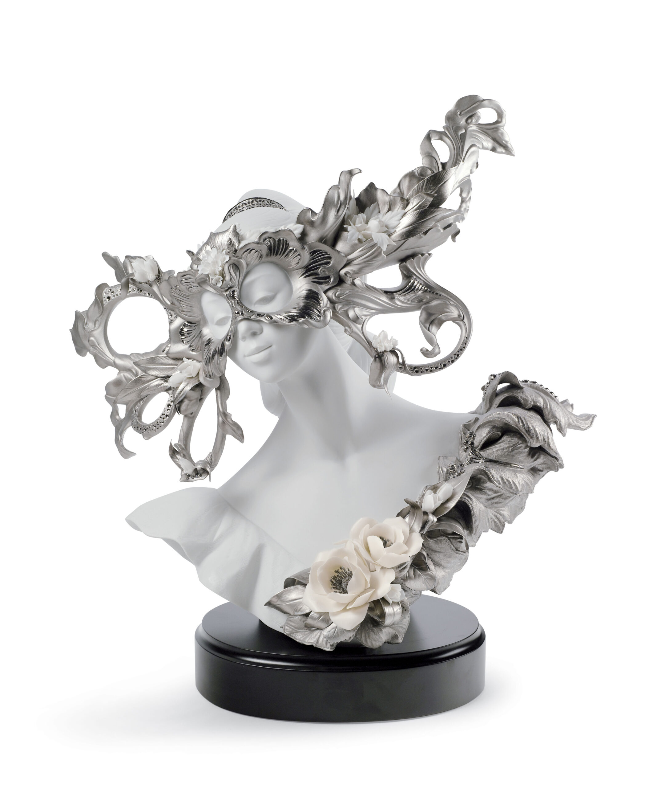 Carnival Fantasy Sculpture. Limited Edition. Silver Lustre 3 Carnival Fantasy Sculpture. Limited Edition. Silver Lustre 3