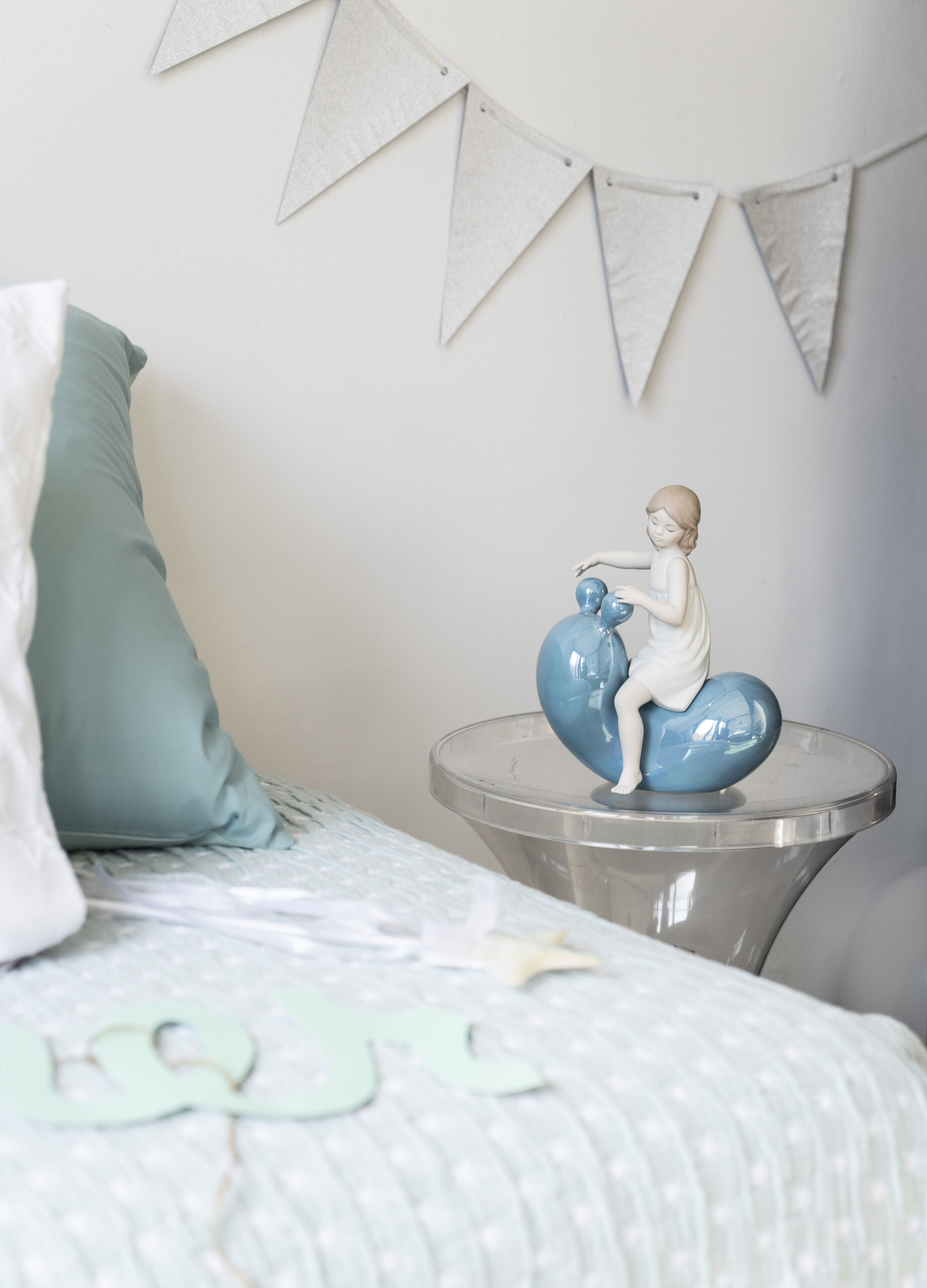 My Seesaw Balloon Girl Figurine. Blue 6 My Seesaw Balloon Girl Figurine. Blue 6