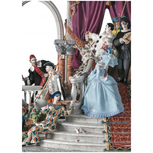 Carnival in Venice Sculpture. Limited Edition 7