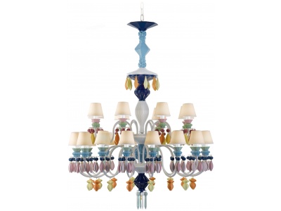 Belle de Nuit 24 Lights Chandelier. Multicolor (CE/UK)