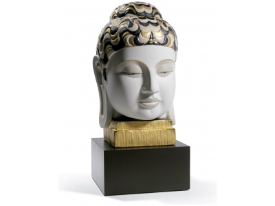 Buddha I (golden and blue)