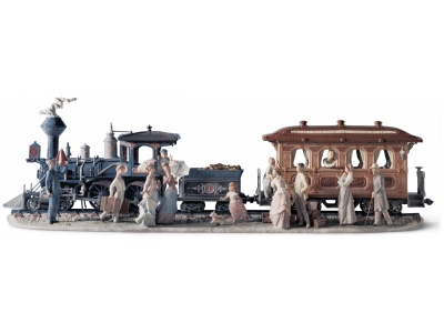 A Grand Adventure Train Sculpture. Limited Edition