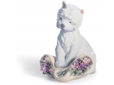 Playful Character Dog Figurine Type 163