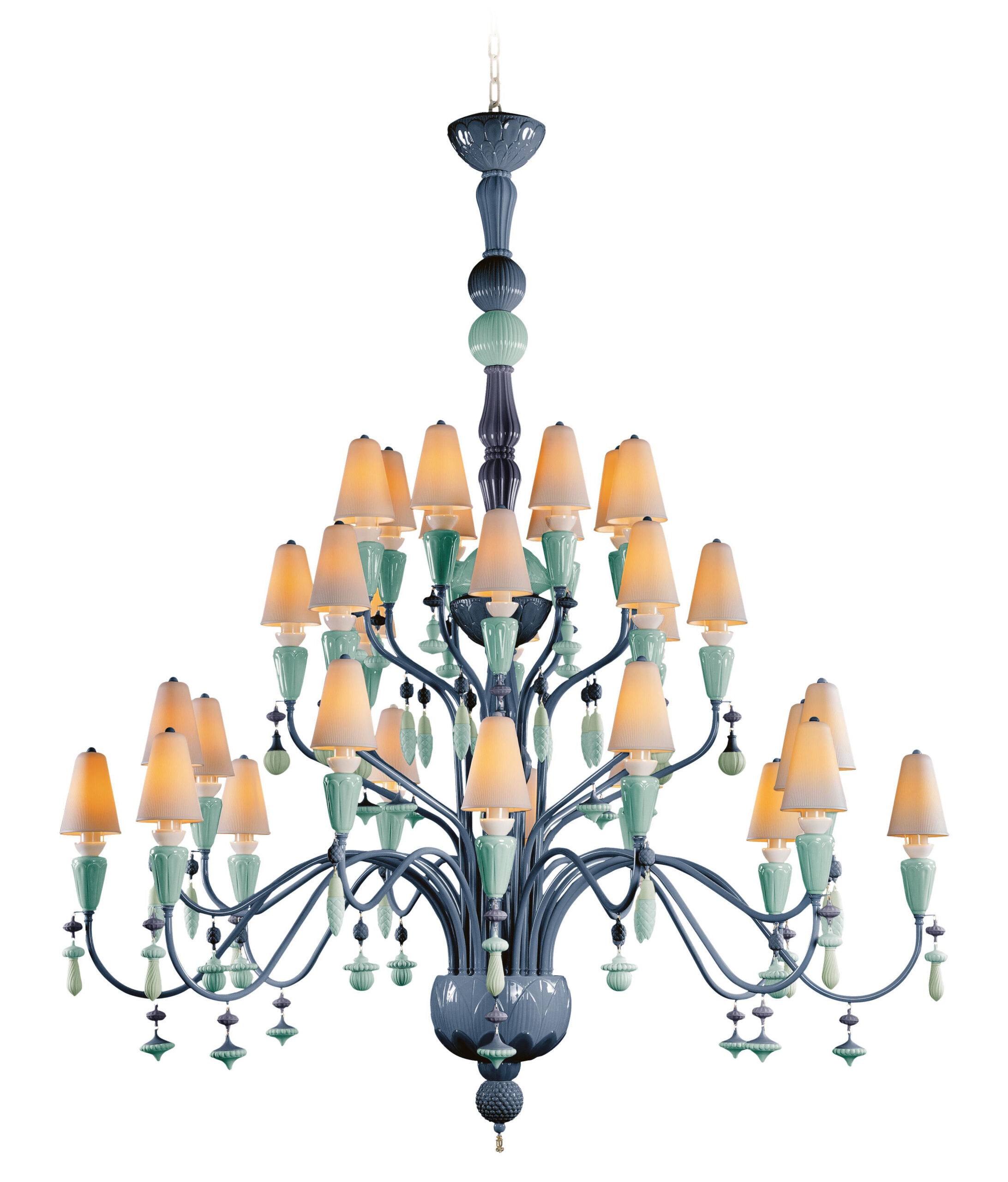 Ivy and Seed 32 Lights Chandelier. Large Model. Ocean (CE/UK) 5 Ivy and Seed 32 Lights Chandelier. Large Model. Ocean (CE/UK) 5