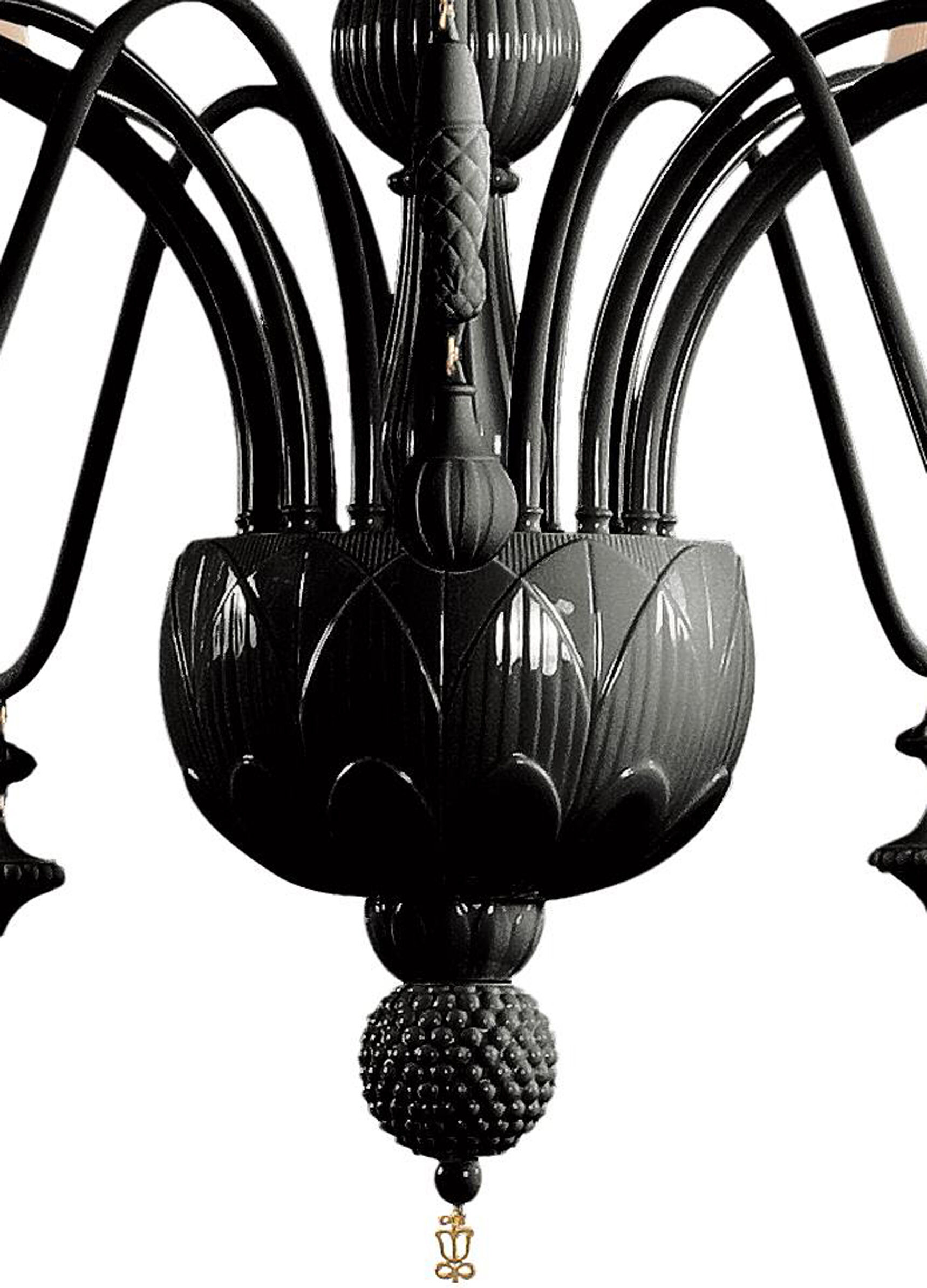 Ivy and Seed 16 Lights Chandelier. Large Flat Model. Absolute Black (CE/UK) 7 Ivy and Seed 16 Lights Chandelier. Large Flat Model. Absolute Black (CE/UK) 7