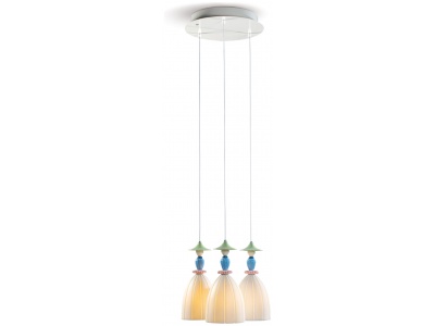 Mademoiselle Round Canopy 3 Lights Sharing Secrets Ceiling Lamp (CE/UK)