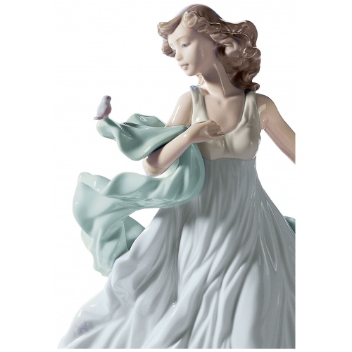 Summer Serenade Woman Figurine 6