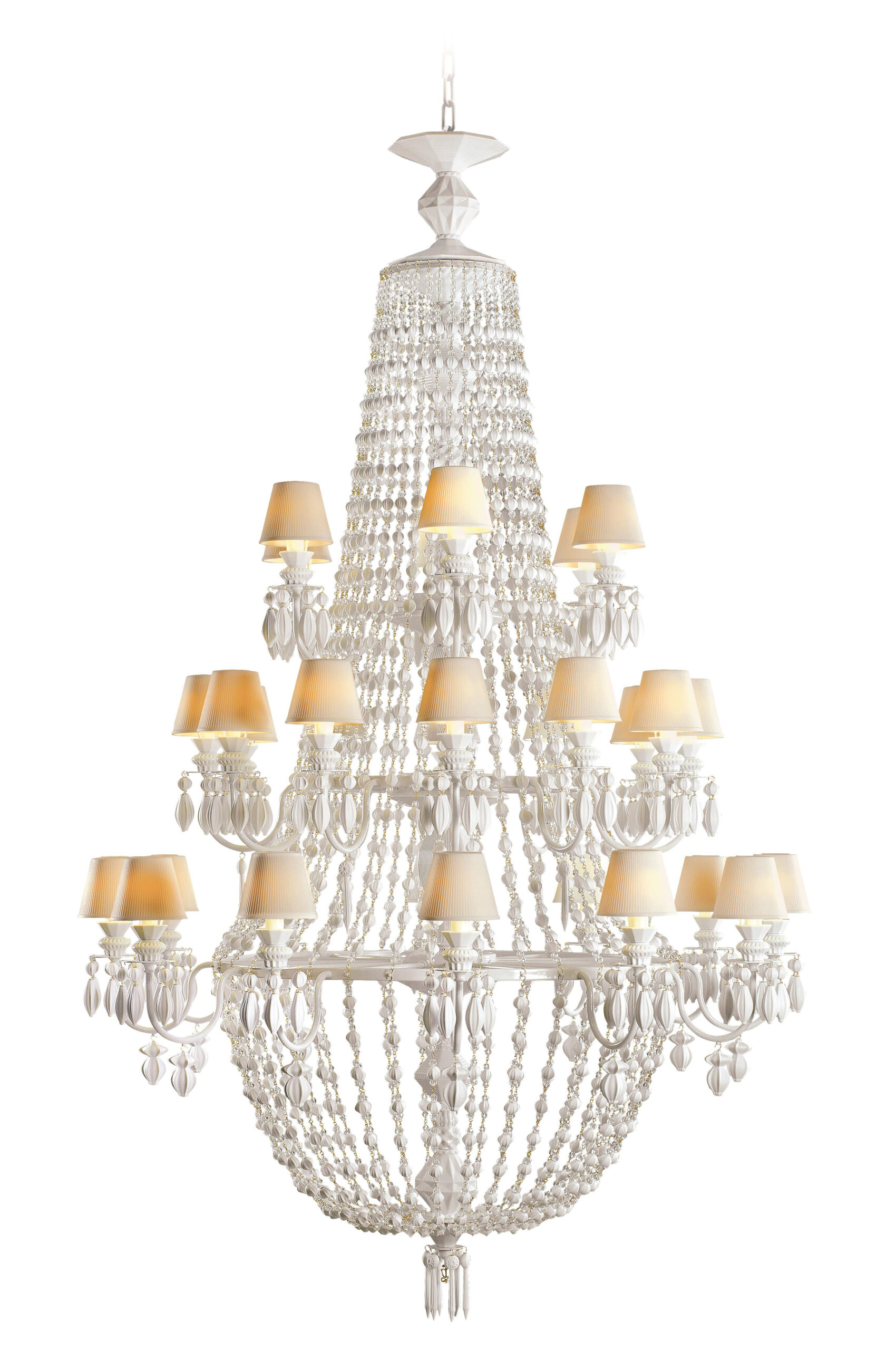 Winter Palace 30 Lights Chandelier. White (CE/UK) 3 Winter Palace 30 Lights Chandelier. White (CE/UK) 3