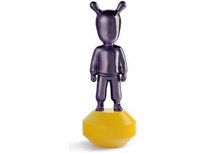 The Guest Little-purple on yellow Figurine. Small Model