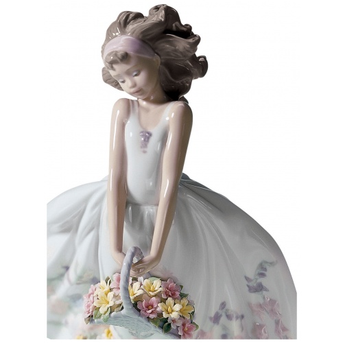 Wild Flowers Girl Figurine 6