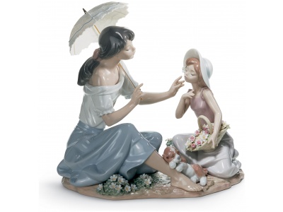 As Pretty As A Flower Mother Figurine
