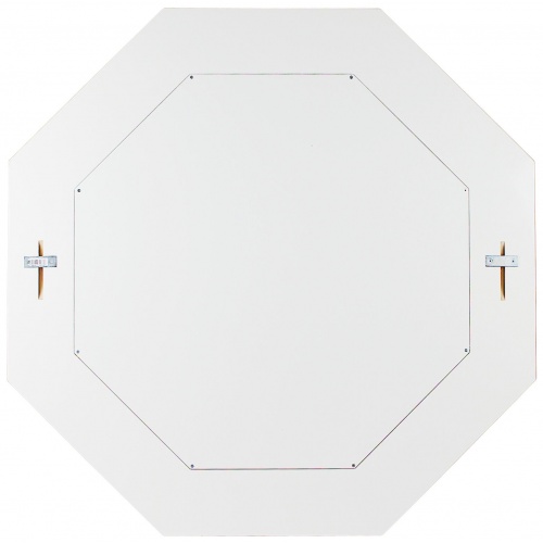 Eight Sided Wall Mirror. Black and White 5